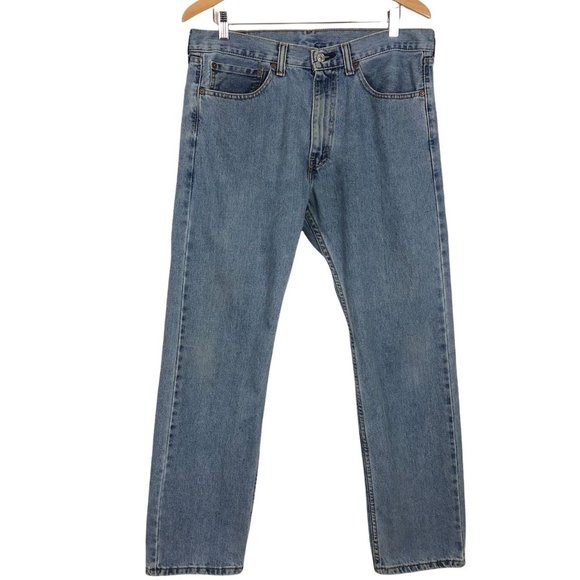 Levis Mens 55 Jeans Size 34 X 30 Cotton 